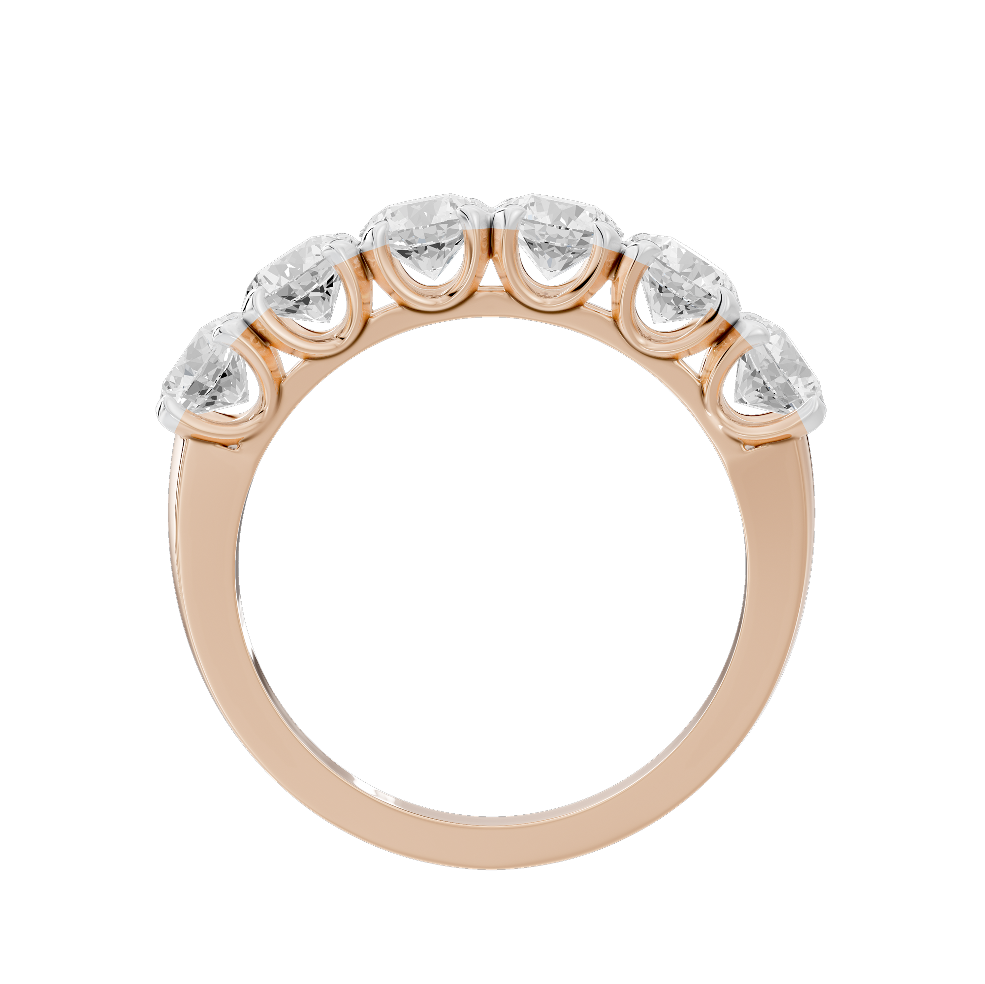 Six Sense Half Eternity Band 1.927 Carat Lab Grown Diamond