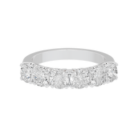 Six Sense Half Eternity Band 1.927 Carat Lab Grown Diamond