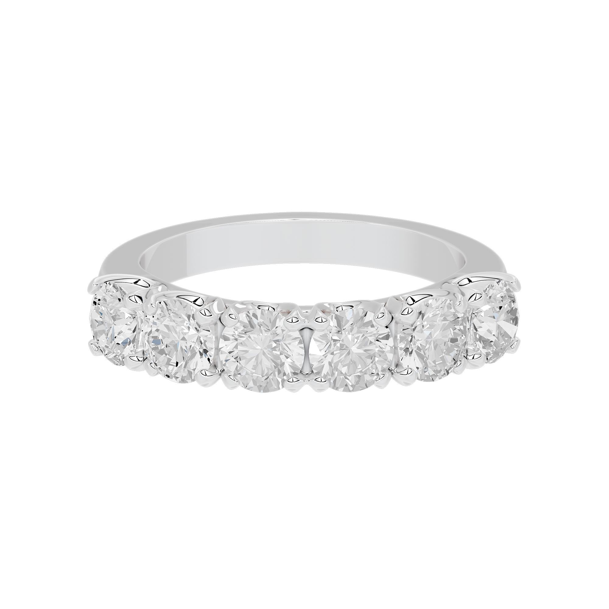 Six Sense Half Eternity Band 1.927 Carat Lab Grown Diamond