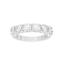 Six Sense Half Eternity Band 1.927 Carat Lab Grown Diamond