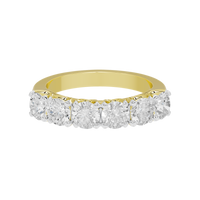 Six Sense Half Eternity Band 1.927 Carat Lab Grown Diamond