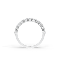 Pear Parade Half Eternity 0.641 Carat Lab Grown Diamond