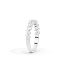 Pear Parade Half Eternity 0.641 Carat Lab Grown Diamond