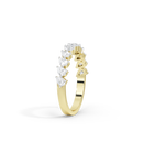 Pear Parade Half Eternity 0.641 Carat Lab Grown Diamond