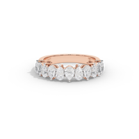 Symphonia Pear Half Eternity 1.115 Carat Lab Grown Diamond Ring