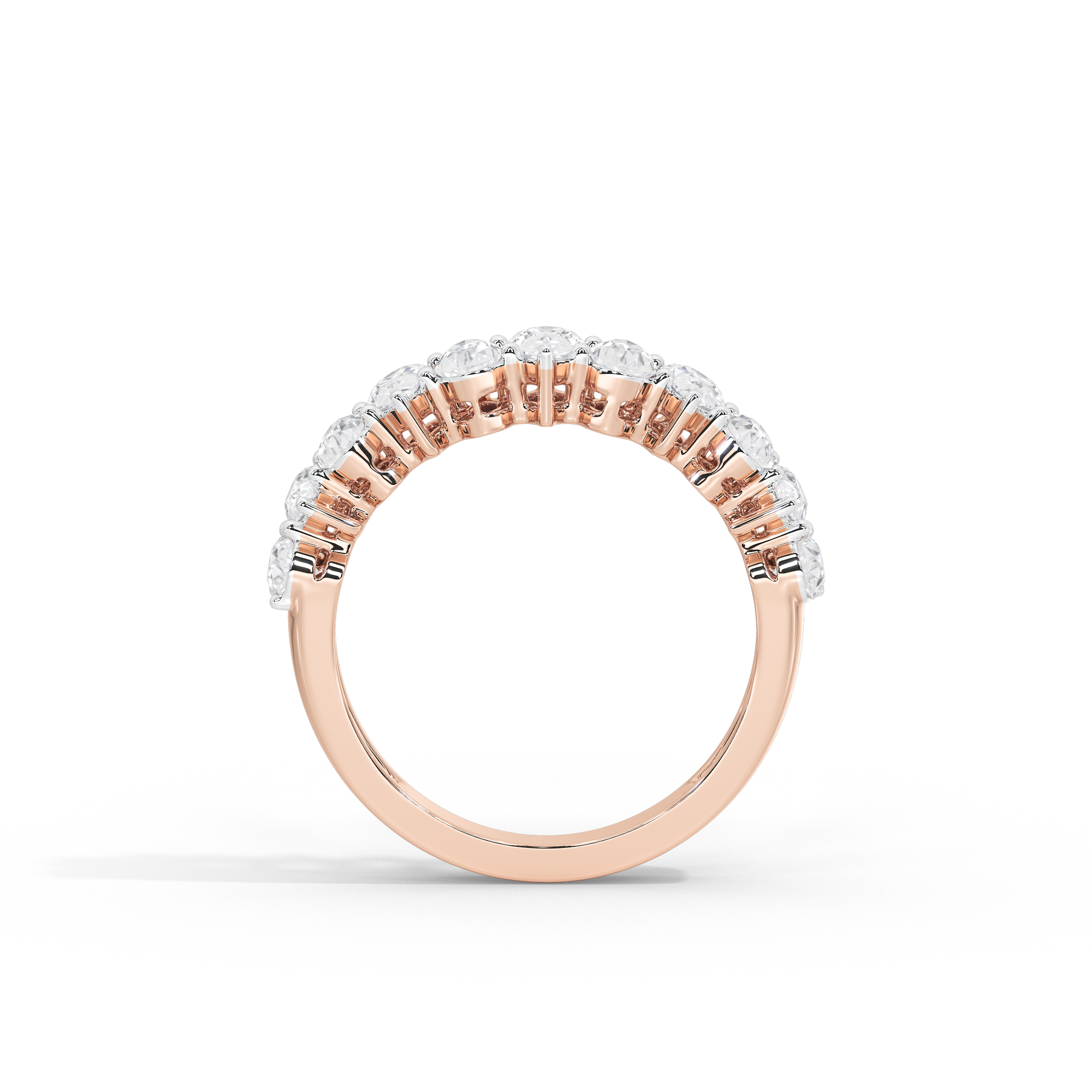 Symphonia Pear Half Eternity 1.115 Carat Lab Grown Diamond Ring
