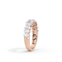 Symphonia Pear Half Eternity 1.115 Carat Lab Grown Diamond Ring