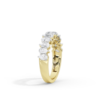 Symphonia Pear Half Eternity 1.115 Carat Lab Grown Diamond Ring