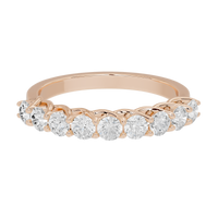 Ice Me Round Diamond Half Eternity 0.996 Carat Lab Grown Diamond
