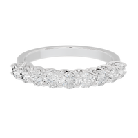 Ice Me Round Diamond Half Eternity 0.996 Carat Lab Grown Diamond