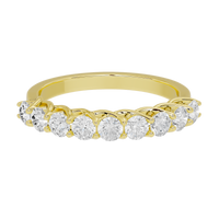 Ice Me Round Diamond Half Eternity 0.996 Carat Lab Grown Diamond