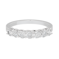 Ice Me Round Diamond Half Eternity 1.195 Carat Lab Grown Diamond