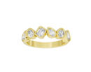 Mixed-shape eternity ring with lab diamonds