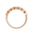 Emerald Bliss Half Eternity Bezel Band 1.649 Carat Lab Grown Diamond