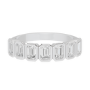 Emerald Bliss Half Eternity Bezel Band 1.649 Carat Lab Grown Diamond