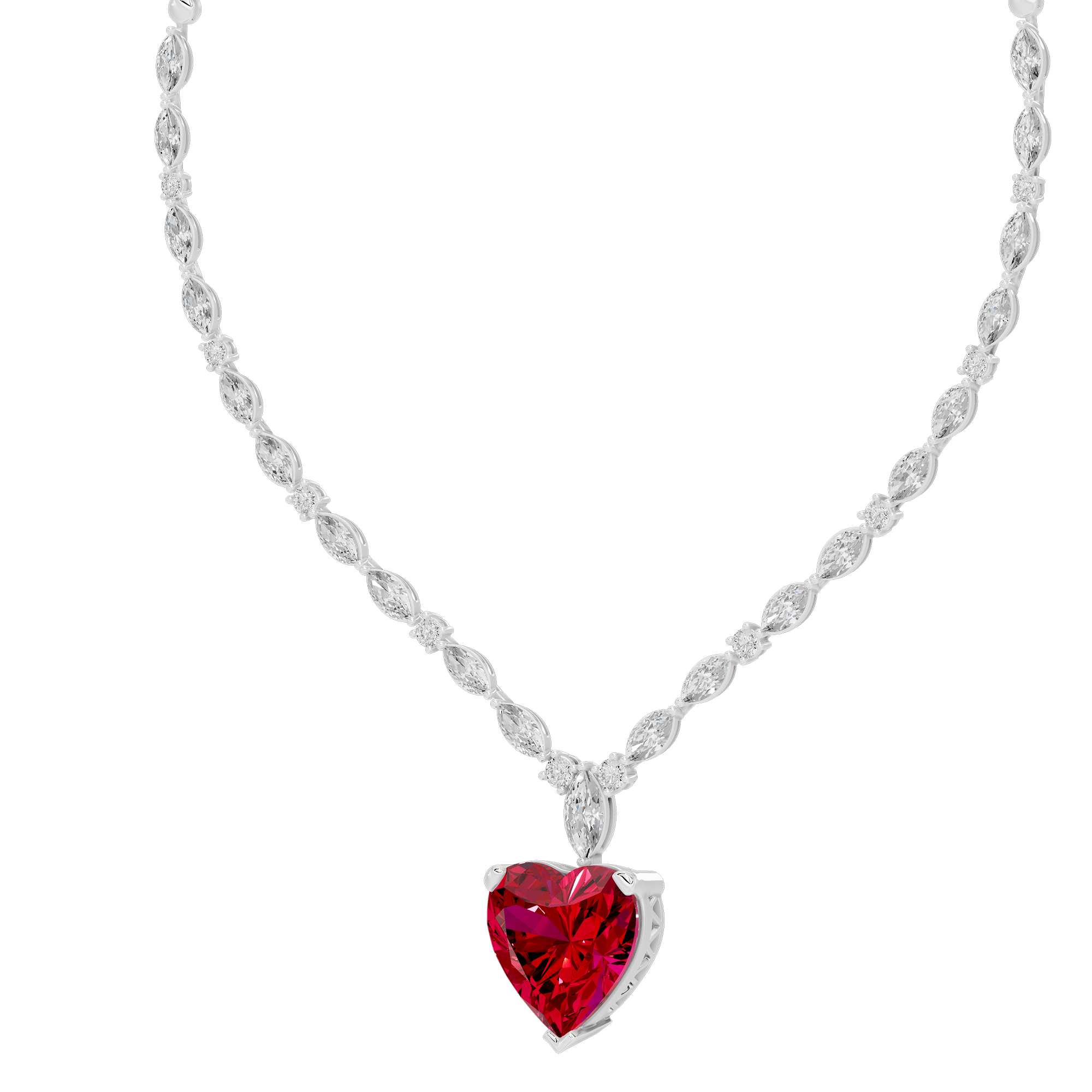 Ruby Muse 10.923 Lab Grown Diamond Necklace