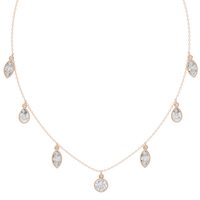Cascade Dance 3.935 Lab Grown Diamond Necklace