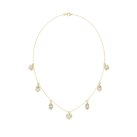Dewdrop Dance 4.368 Lab Grown Diamond Necklace