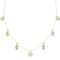 Dewdrop Dance 4.368 Lab Grown Diamond Necklace