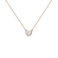 A heart 1.315 Lab Grown Diamond Pendant