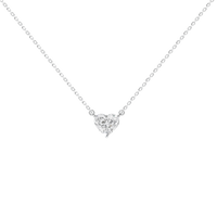 A heart 1.315 Lab Grown Diamond Pendant