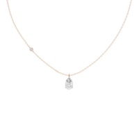 Soft Pear 1.058 Lab Grown Diamond Pendant