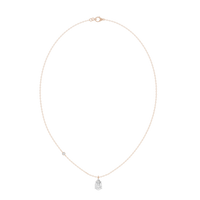 Soft Pear 1.058 Lab Grown Diamond Pendant
