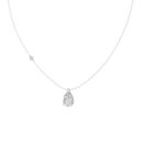 Soft Pear 1.058 Lab Grown Diamond Pendant