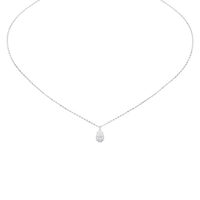 Soft Pear 1.058 Lab Grown Diamond Pendant