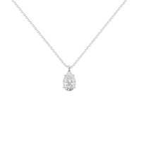 Soft Pear 1.058 Lab Grown Diamond Pendant