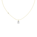 Soft Pear 1.058 Lab Grown Diamond Pendant