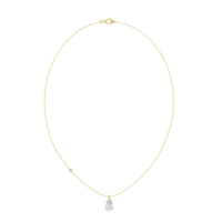 Soft Pear 1.058 Lab Grown Diamond Pendant