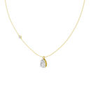 Soft Pear 1.058 Lab Grown Diamond Pendant