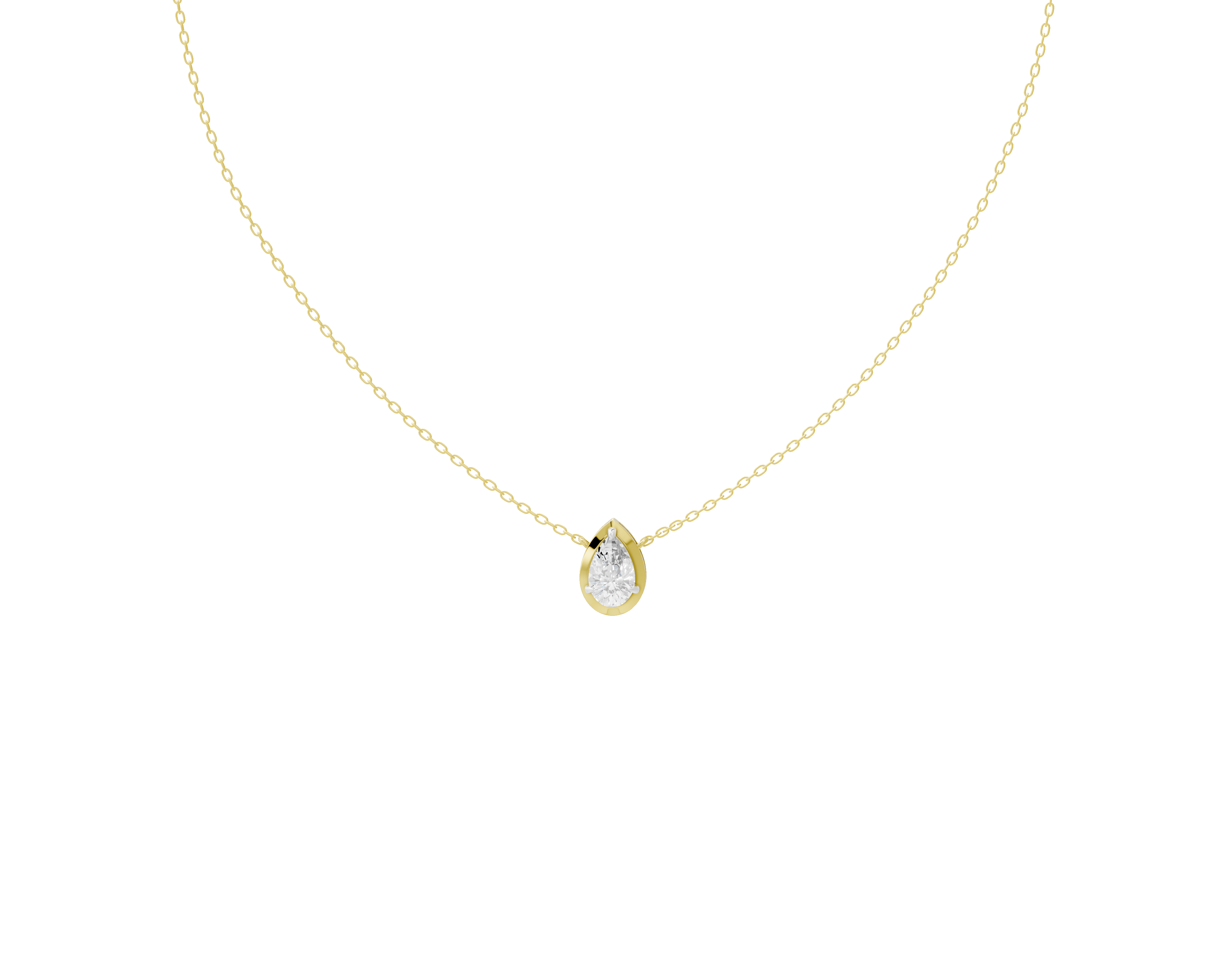 Main Drop - Lab Diamond Pendant