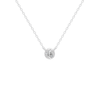 Vela Linear Lab Diamond Pendant
