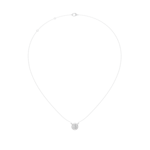 Vela Linear Lab Diamond Pendant