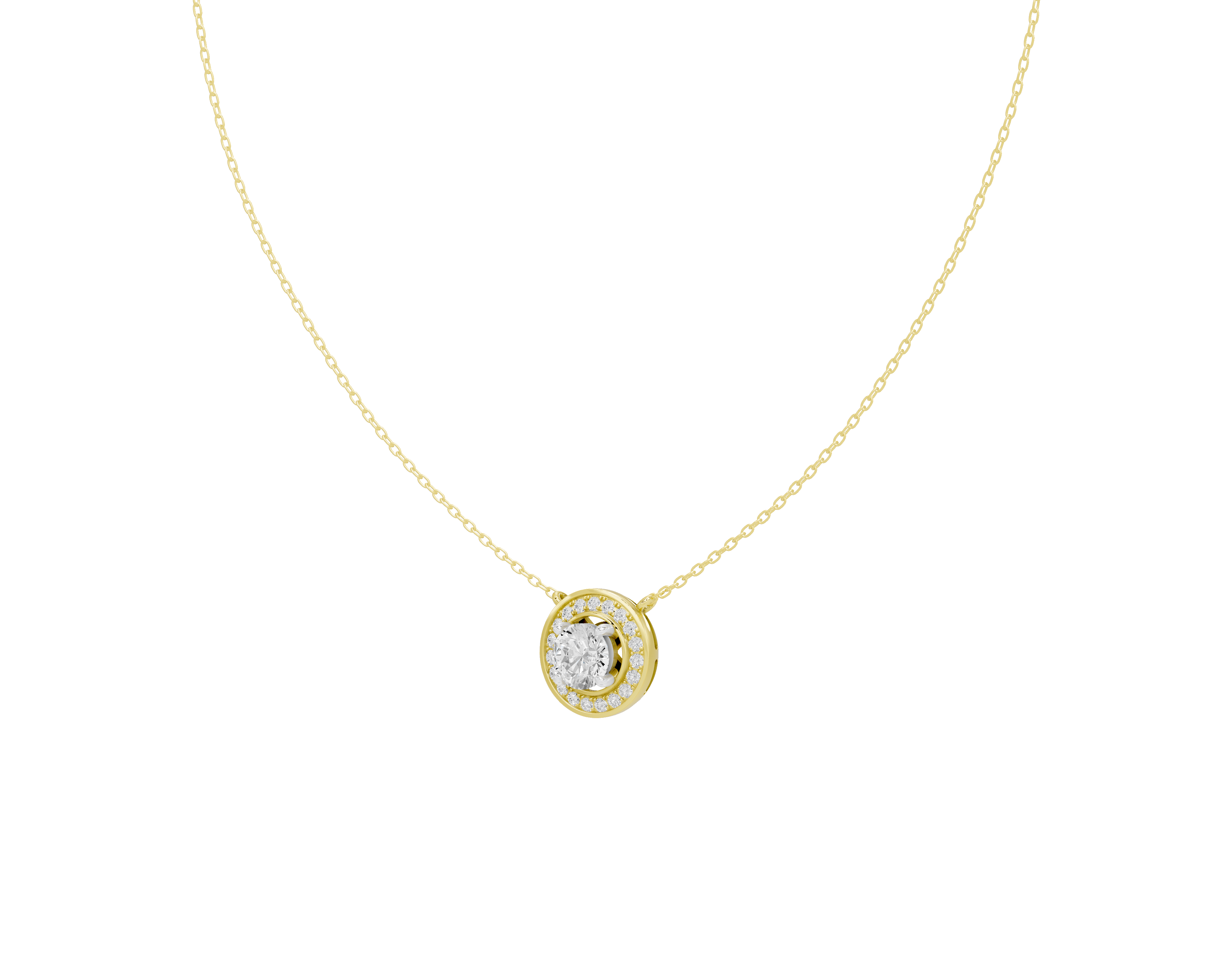 Solo Glow - Lab Diamond Pendant