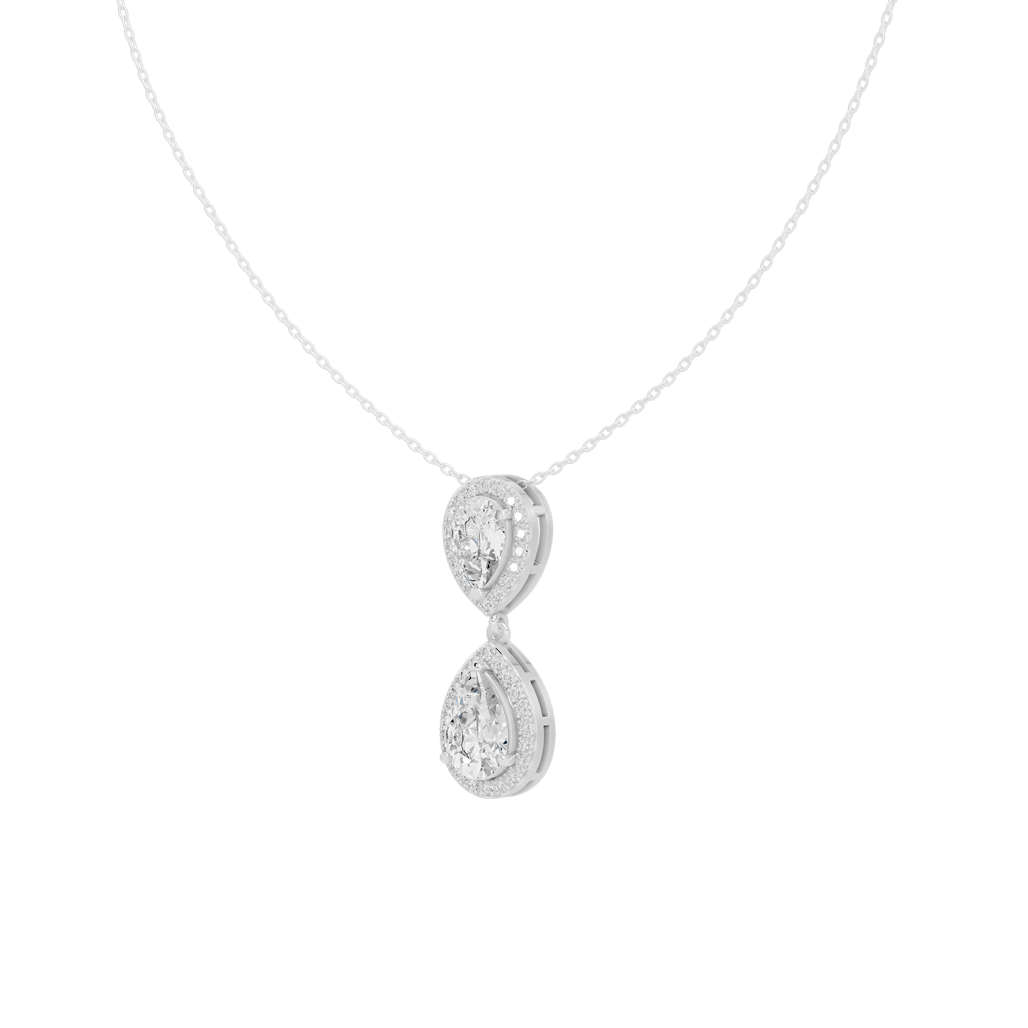 Dreamlinked 3.003 Carat Lab Grown Diamond Pendant