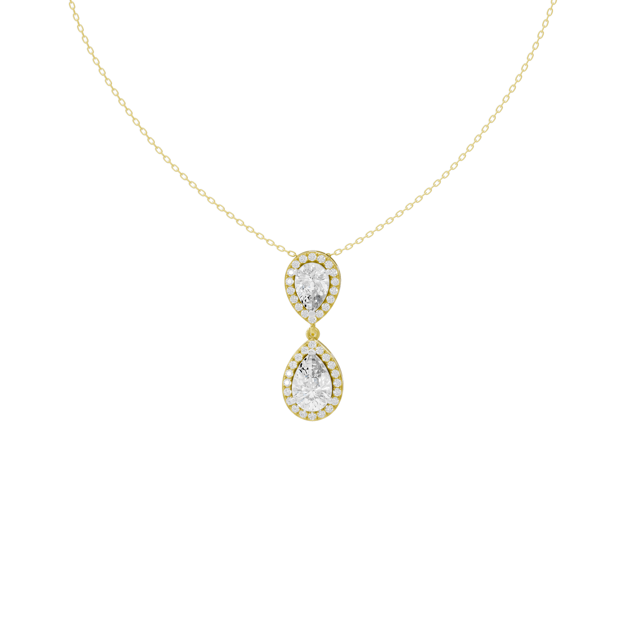 Dreamlinked 3.003 Carat Lab Grown Diamond Pendant