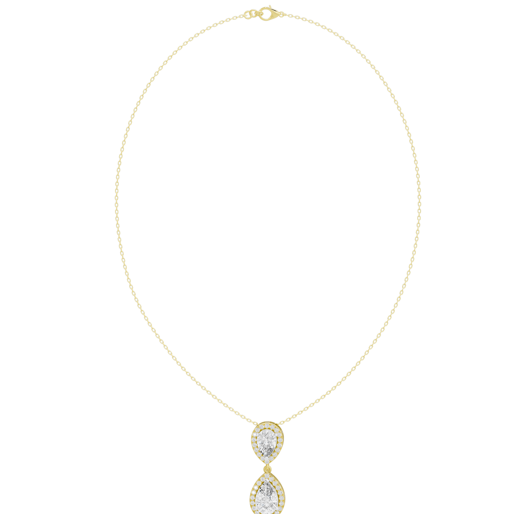 Dreamlinked 3.003 Carat Lab Grown Diamond Pendant
