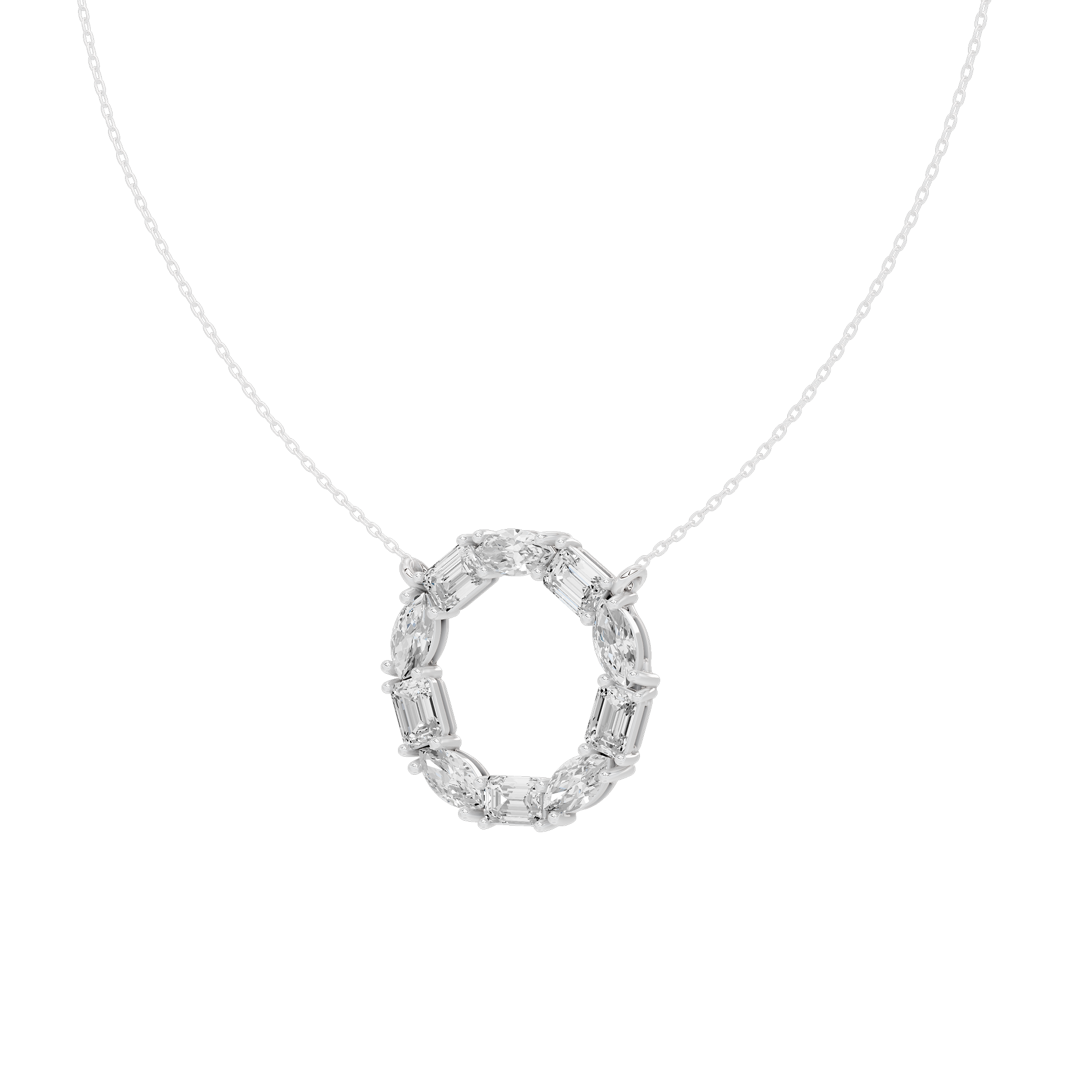 Rondé 3.845 Lab Grown Diamond Pendant