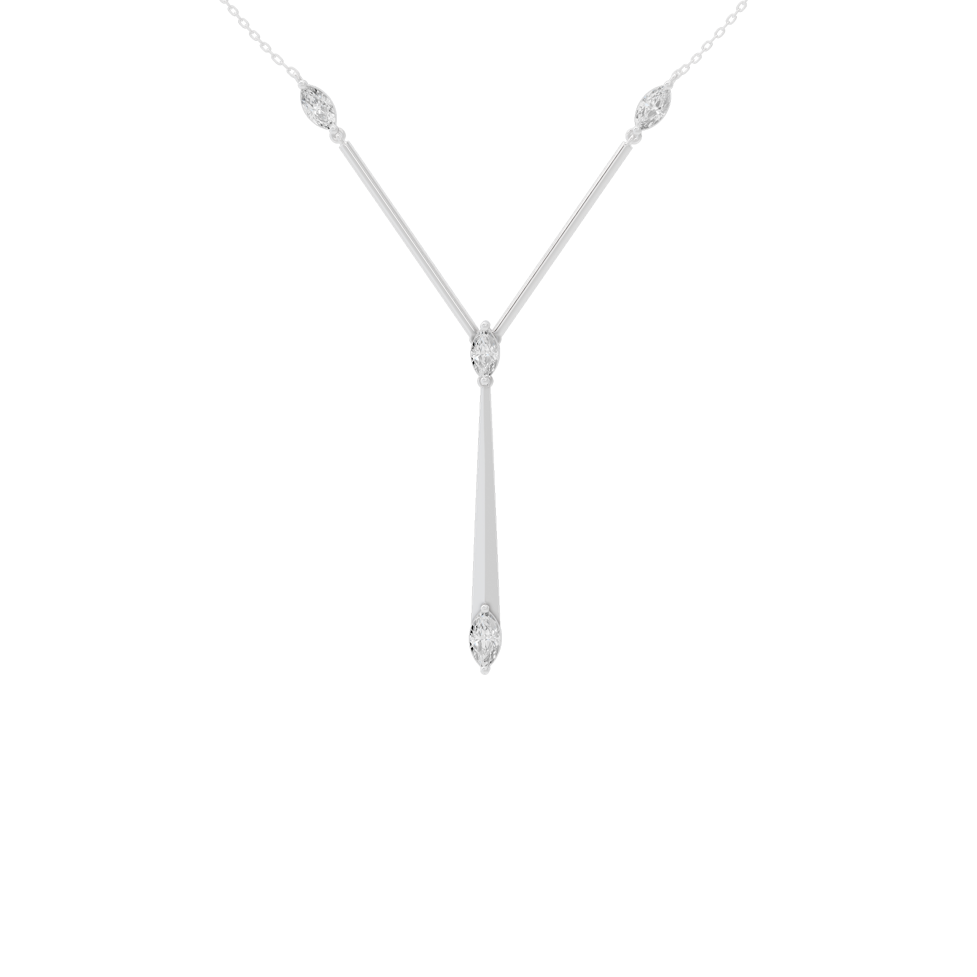 Marée Layered 1.642 Lab Grown Diamond Pendant