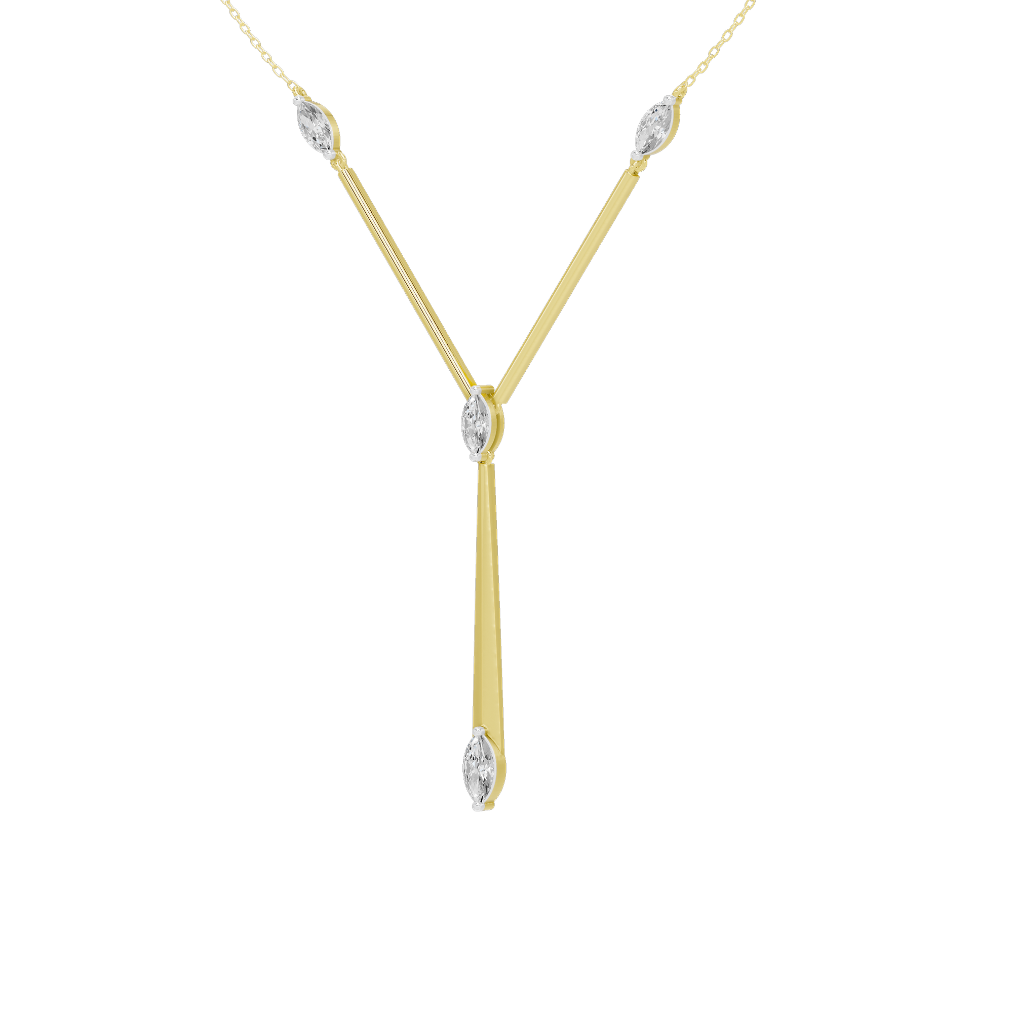 Marée Layered 1.642 Lab Grown Diamond Pendant