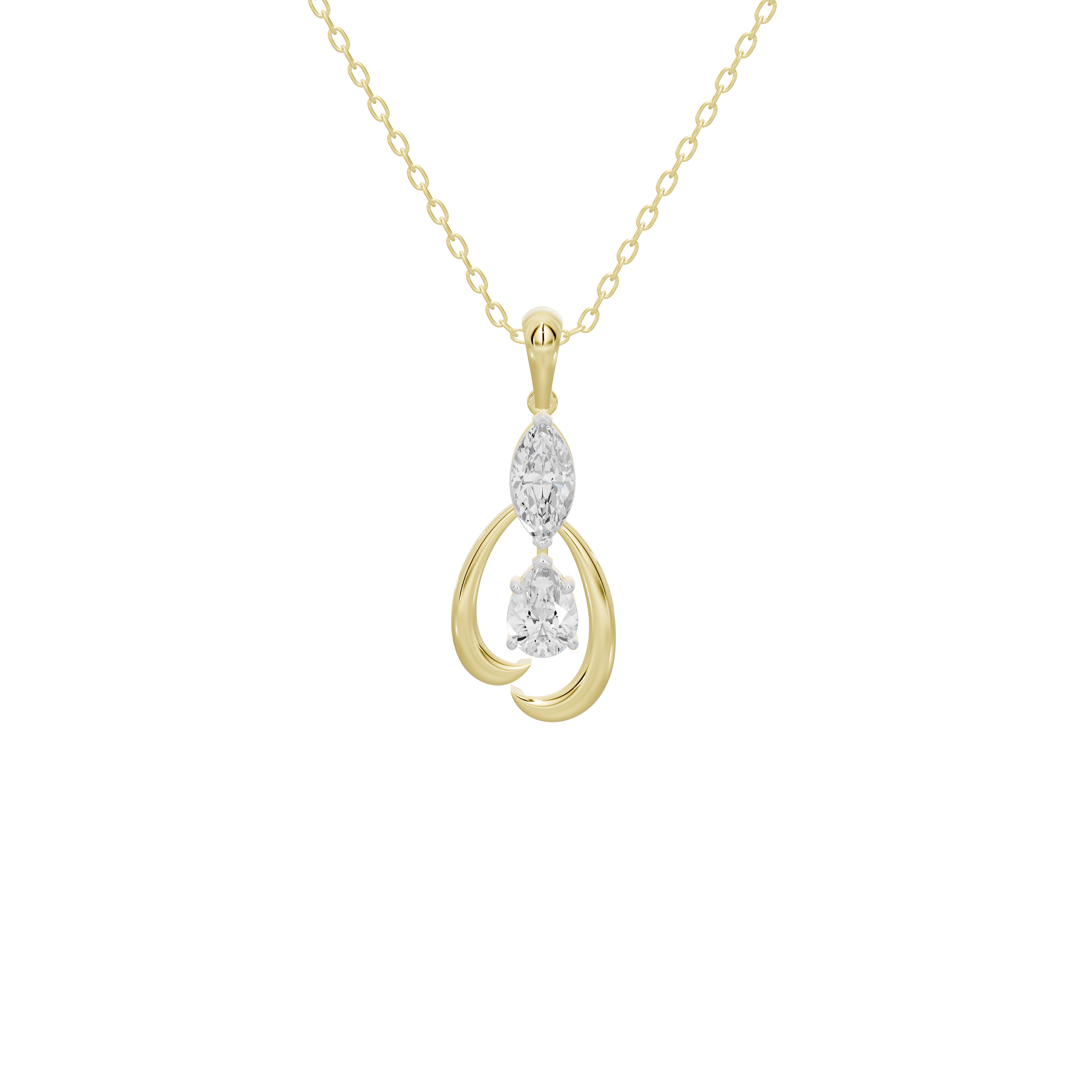 Atrium Lab Diamond Pendant