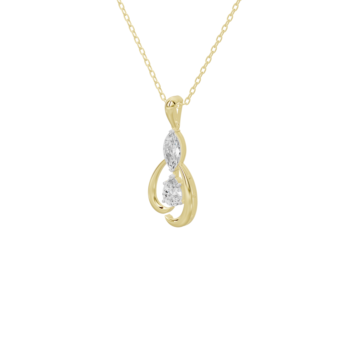 Atrium Lab Diamond Pendant