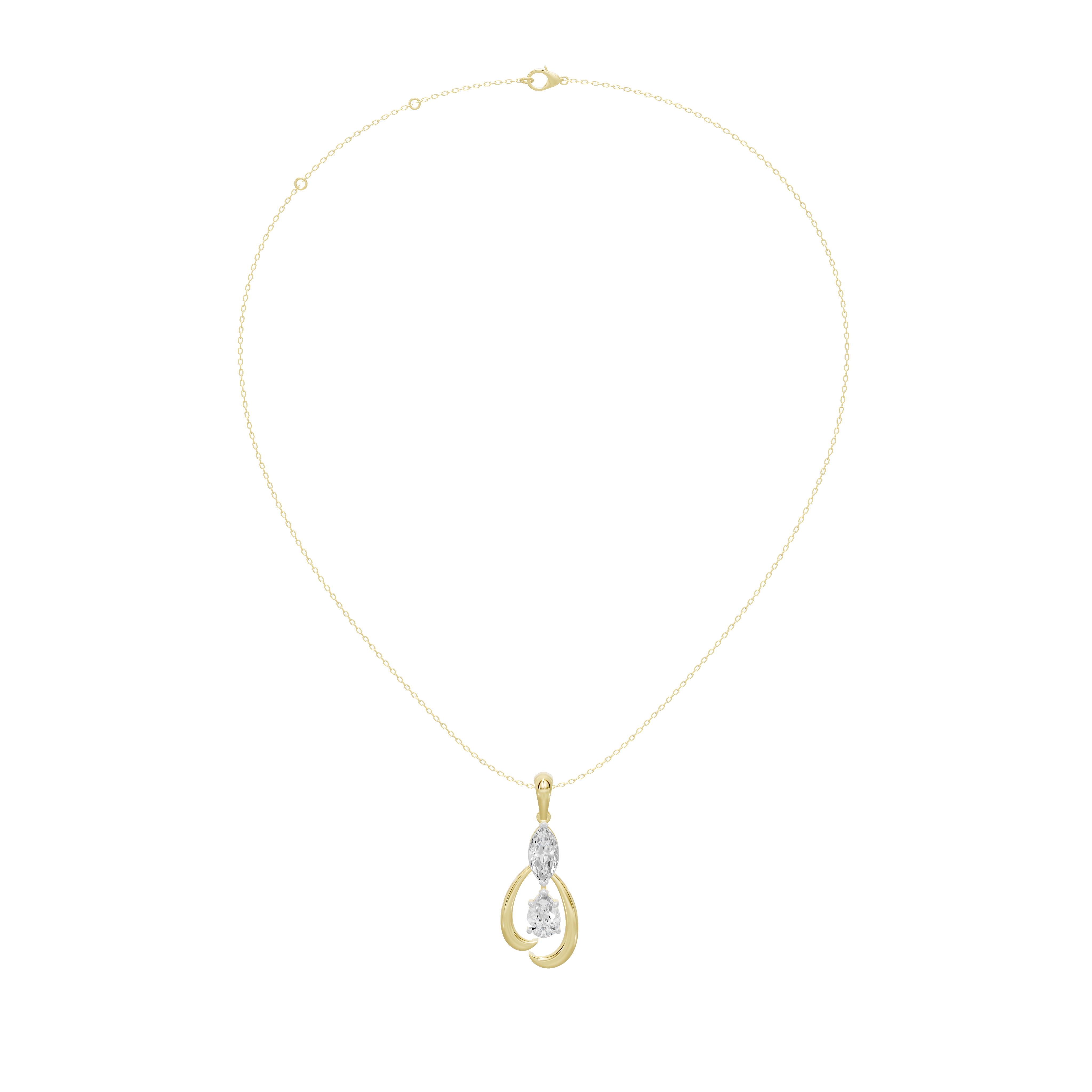 Atrium Lab Diamond Pendant