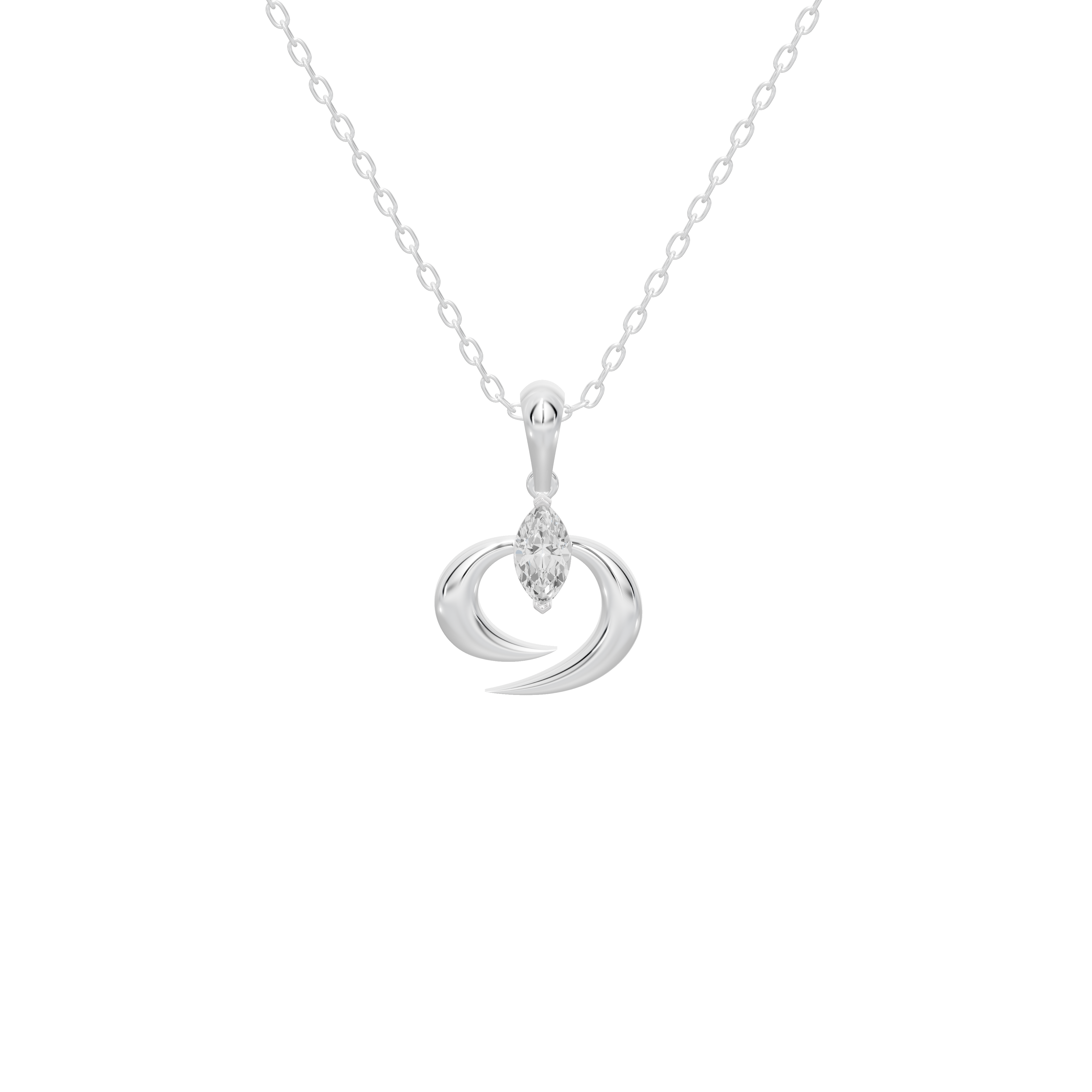 Freesia Lab Diamond Pendant