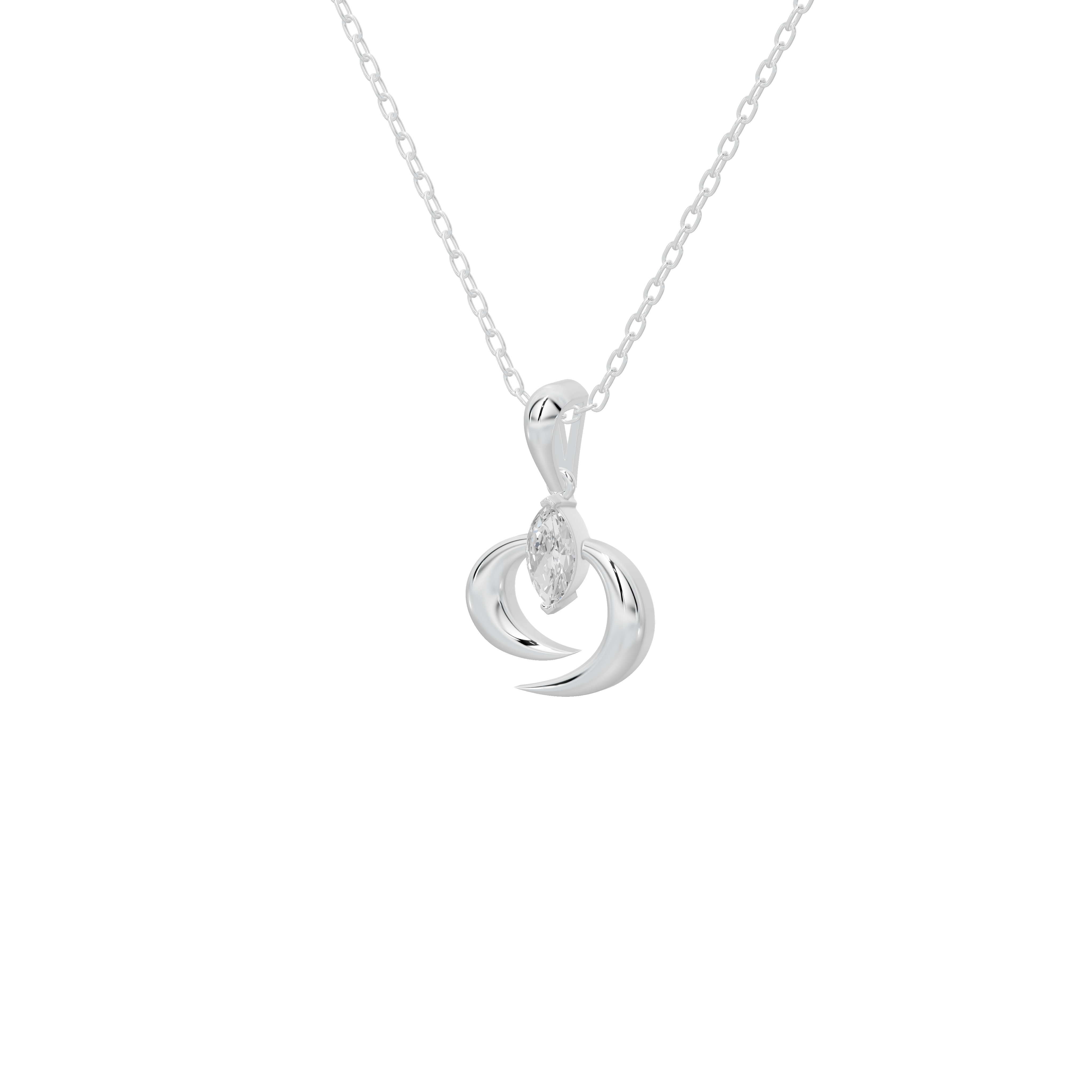 Freesia Lab Diamond Pendant