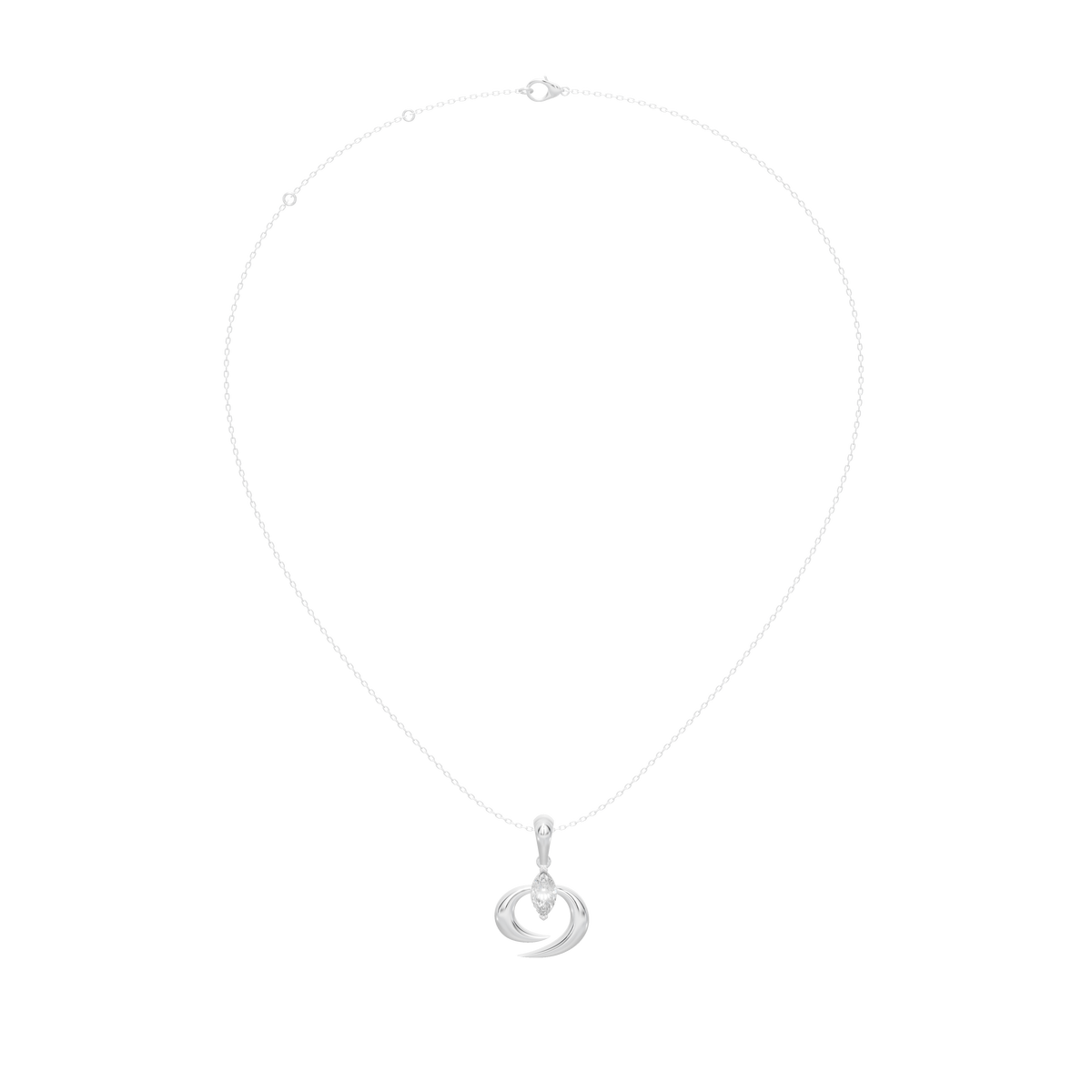 Freesia Lab Diamond Pendant