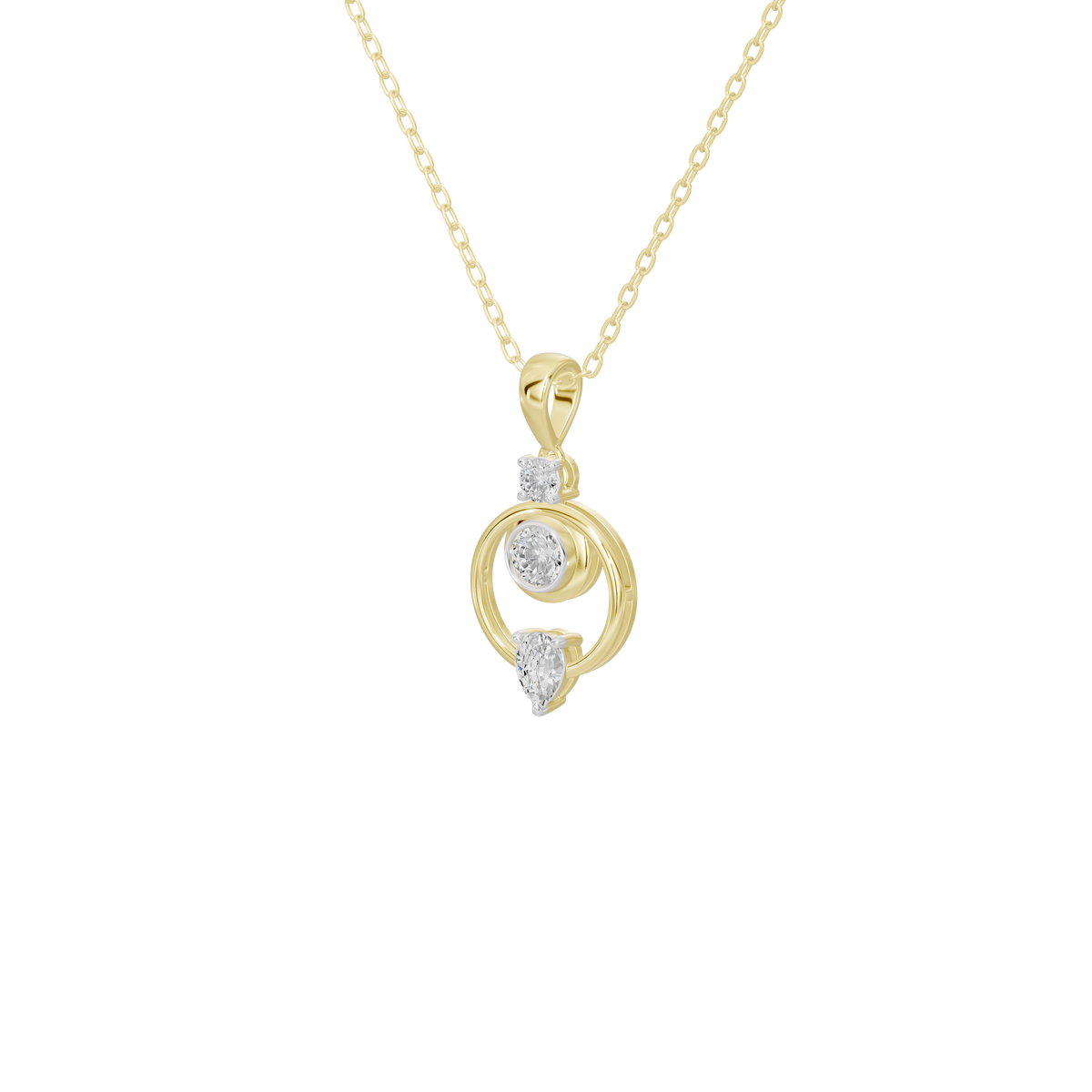 Lune Lab Diamond Pendant